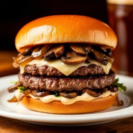 Mushroom Swiss Burger